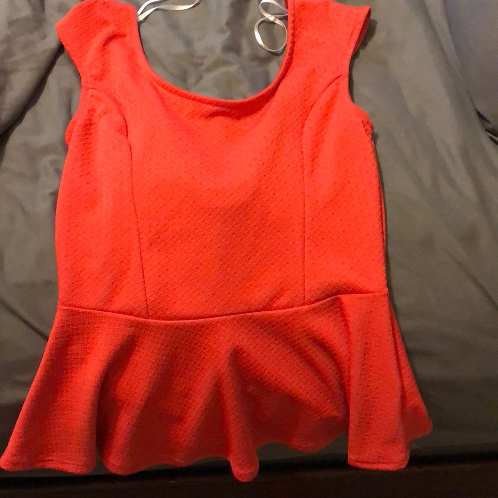 Cute blouse with a bow on the back